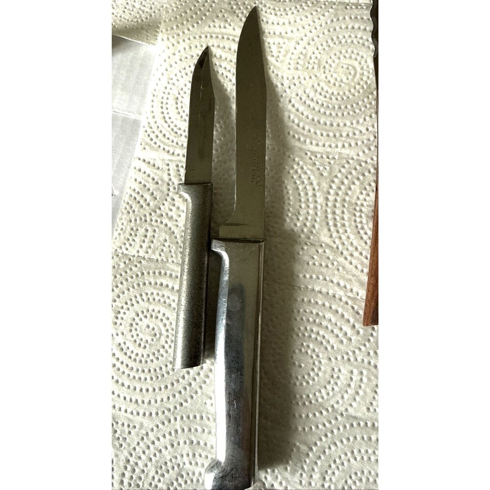 Vintage Lot Of Two stainless steel Chuppa Co. Knife